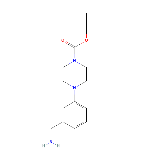 tert-butyl 4-[3-(aminomethyl)phenyl]piperazine-1-carboxylate (CAS: 889948-55-4) - Related Chemical Product