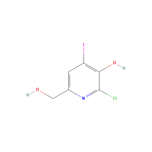 2-chloro-6-(hydroxymethyl)-4-iodopyridin-3-ol (CAS: 208519-37-3) - Related Chemical Product