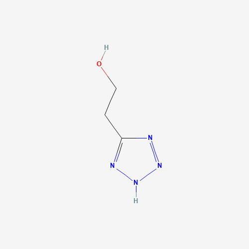 2-(2H-tetrazol-5-yl)ethanol (CAS: 17587-08-5) - Chemical Structure and Molecular Formula 