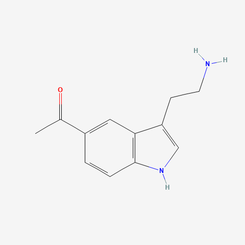 1-[3-(2-aminoethyl)-1H-indol-5-yl]ethanone (CAS: 3551-18-6) - Related Chemical Product