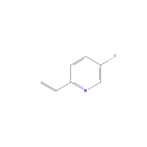 2-ethenyl-5-fluoropyridine (CAS: 869108-71-4) - Chemical Structure and Molecular Formula 