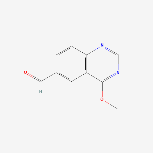 4-methoxyquinazoline-6-carbaldehyde (CAS: 648449-03-0) - Chemical Structure and Molecular Formula 