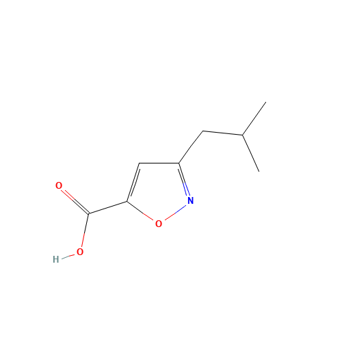 3-(2-methylpropyl)-1,2-oxazole-5-carboxylic acid (CAS: 910321-93-6) - Related Chemical Product