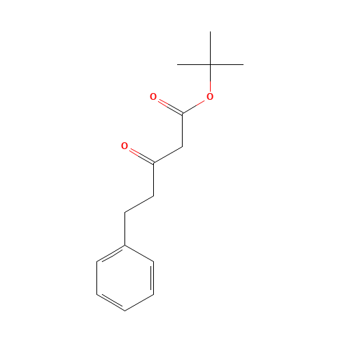 tert-butyl 3-oxo-5-phenylpentanoate (CAS: 95679-57-5) - Chemical Structure and Molecular Formula 