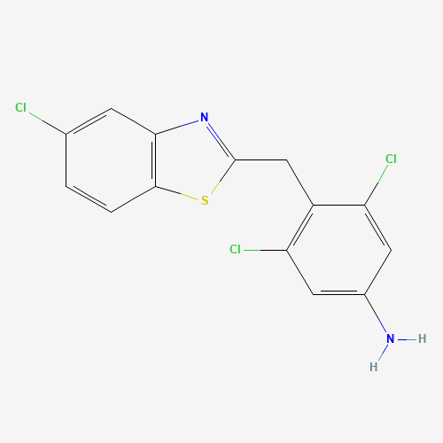 3,5-dichloro-4-[(5-chloro-1,3-benzothiazol-2-yl)methyl]aniline (CAS: 315228-09-2) - Related Chemical Product