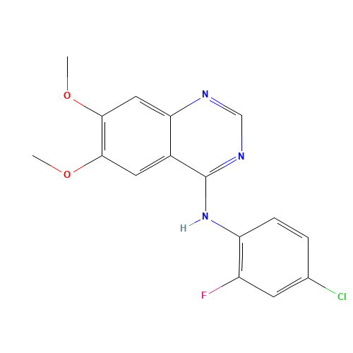 N-(4-chloro-2-fluorophenyl)-6,7-dimethoxyquinazolin-4-amine (CAS: 690206-97-4) - Related Chemical Product