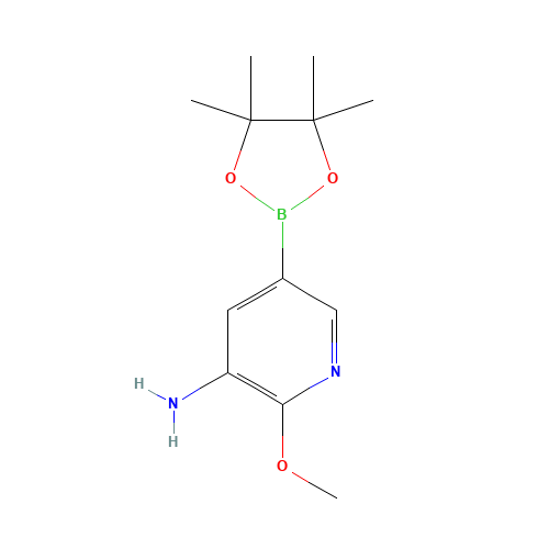 2-methoxy-5-(4,4,5,5-tetramethyl-1,3,2-dioxaborolan-2-yl)pyridin-3-amine (CAS: 893440-50-1) - Related Chemical Product