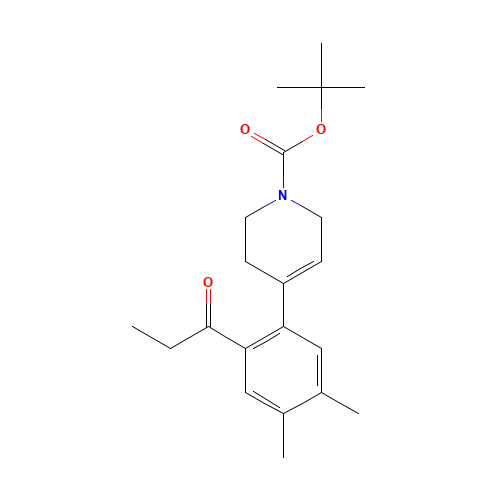 tert-butyl 4-(4,5-dimethyl-2-propanoylphenyl)-3,6-dihydro-2H-pyridine-1-carboxylate (CAS: 938449-94-6) - Related Chemical Product