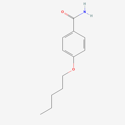 4-pentoxybenzamide (CAS: 102872-11-7) - Chemical Structure and Molecular Formula 