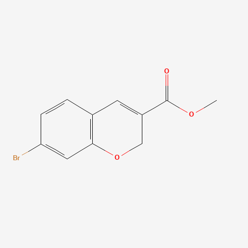 methyl 7-bromo-2H-chromene-3-carboxylate (CAS: 1263285-65-9) - Chemical Structure and Molecular Formula 