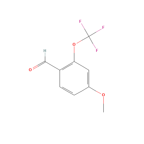 4-methoxy-2-(trifluoromethoxy)benzaldehyde (CAS: 886503-52-2) - Chemical Structure and Molecular Formula 