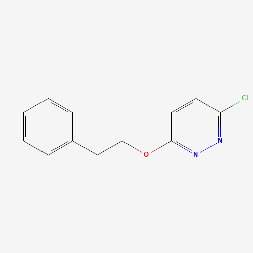 3-chloro-6-(2-phenylethoxy)pyridazine (CAS: 1152582-32-5) - Chemical Structure and Molecular Formula 