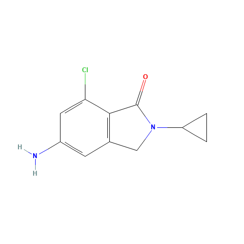 5-amino-7-chloro-2-cyclopropyl-3H-isoindol-1-one (CAS: 1356003-40-1) - Related Chemical Product