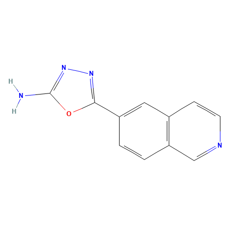 5-isoquinolin-6-yl-1,3,4-oxadiazol-2-amine (CAS: 1105709-91-8) - Related Chemical Product