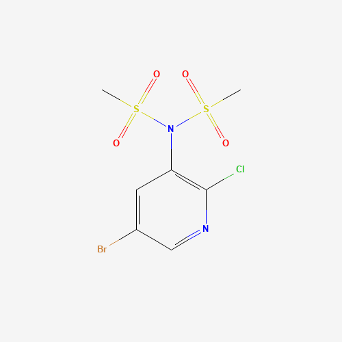 N-(5-bromo-2-chloropyridin-3-yl)-N-methylsulfonylmethanesulfonamide (CAS: 1204742-67-5) - Related Chemical Product