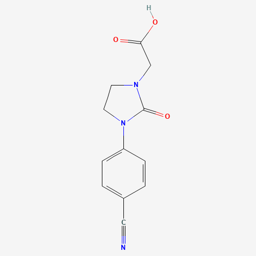 2-[3-(4-cyanophenyl)-2-oxoimidazolidin-1-yl]acetic acid (CAS: 1223748-29-5) - Related Chemical Product