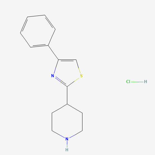 4-phenyl-2-piperidin-4-yl-1,3-thiazole;hydrochloride (CAS: 1205636-88-9) - Related Chemical Product