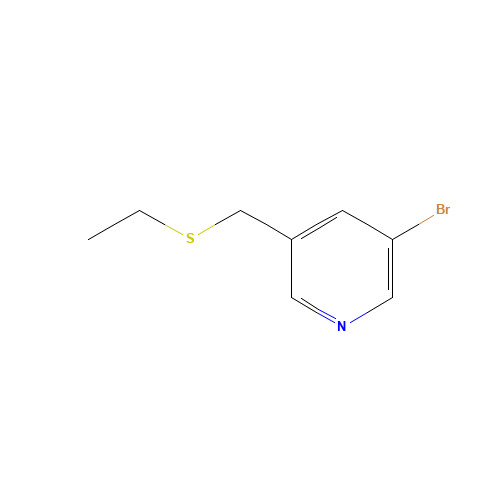 3-bromo-5-(ethylsulfanylmethyl)pyridine (CAS: 1404367-29-8) - Related Chemical Product