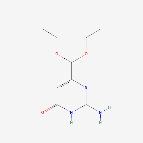 2-amino-6-(diethoxymethyl)-1H-pyrimidin-4-one (CAS: 78711-26-9) - Related Chemical Product