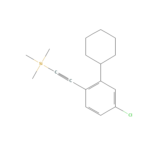2-(4-chloro-2-cyclohexylphenyl)ethynyl-trimethylsilane (CAS: 1282582-96-0) - Related Chemical Product