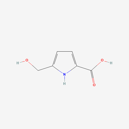 5-(hydroxymethyl)-1H-pyrrole-2-carboxylic acid (CAS: 98140-76-2) - Chemical Structure and Molecular Formula 