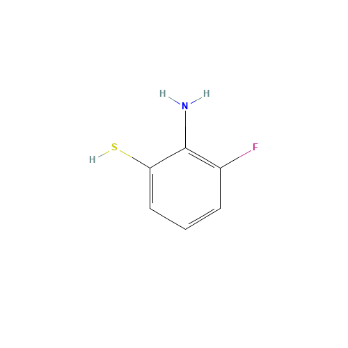 2-amino-3-fluorobenzenethiol (CAS: 73628-29-2) - Chemical Structure and Molecular Formula 