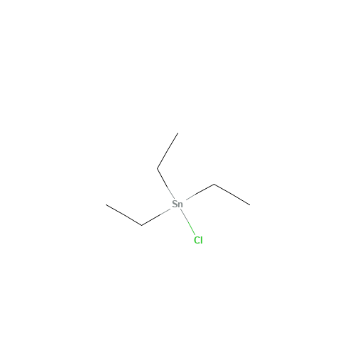 chloro(triethyl)stannane (CAS: 994-31-0) - Chemical Structure and Molecular Formula 