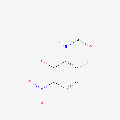 N-(2,6-difluoro-3-nitrophenyl)acetamide (CAS: 25892-08-4) - Chemical Structure and Molecular Formula 