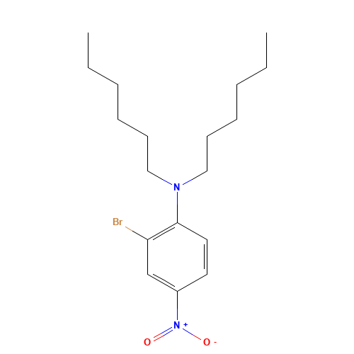 2-bromo-N,N-dihexyl-4-nitroaniline (CAS: 1542259-25-5) - Related Chemical Product