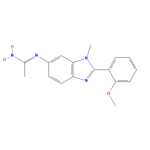 N'-[2-(2-methoxyphenyl)-3-methylbenzimidazol-5-yl]ethanimidamide (CAS: 863770-81-4) - Related Chemical Product