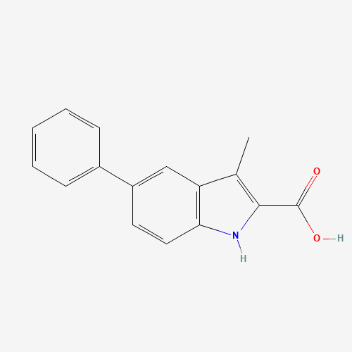 3-methyl-5-phenyl-1H-indole-2-carboxylic acid (CAS: 191868-97-0) - Related Chemical Product