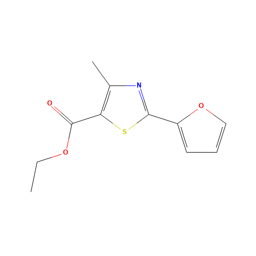 ethyl 2-(furan-2-yl)-4-methyl-1,3-thiazole-5-carboxylate (CAS: 886497-27-4) - Related Chemical Product