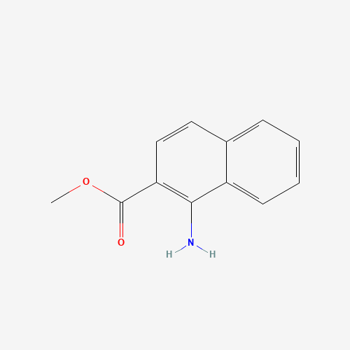 methyl 1-aminonaphthalene-2-carboxylate (CAS: 35092-83-2) - Chemical Structure and Molecular Formula 
