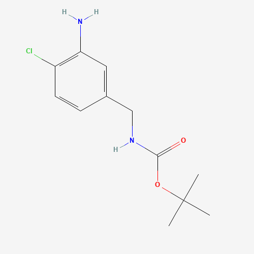 tert-butyl N-[(3-amino-4-chlorophenyl)methyl]carbamate (CAS: 180081-30-5) - Related Chemical Product