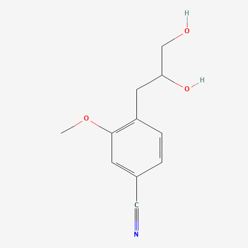 4-(2,3-dihydroxypropyl)-3-methoxybenzonitrile (CAS: 1374358-57-2) - Related Chemical Product