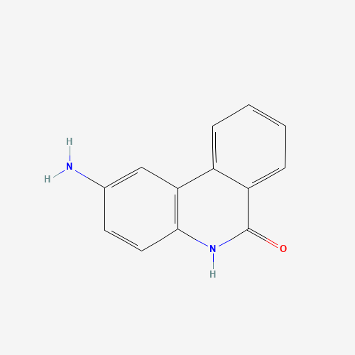 2-amino-5H-phenanthridin-6-one (CAS: 78256-05-0) - Chemical Structure and Molecular Formula 