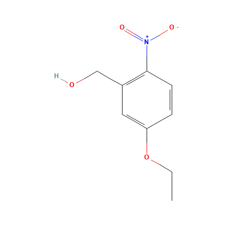 (5-ethoxy-2-nitrophenyl)methanol (CAS: 647843-25-2) - Chemical Structure and Molecular Formula 