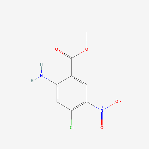 methyl 2-amino-4-chloro-5-nitrobenzoate (CAS: 78795-16-1) - Chemical Structure and Molecular Formula 
