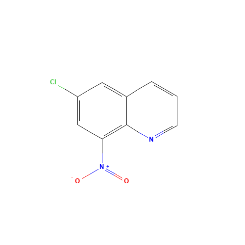 6-chloro-8-nitroquinoline (CAS: 68527-66-2) - Chemical Structure and Molecular Formula 