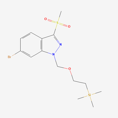 2-[(6-bromo-3-methylsulfonylindazol-1-yl)methoxy]ethyl-trimethylsilane (CAS: 651780-44-8) - Related Chemical Product