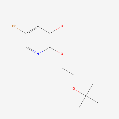 5-bromo-3-methoxy-2-[2-[(2-methylpropan-2-yl)oxy]ethoxy]pyridine (CAS: 1299607-50-3) - Related Chemical Product