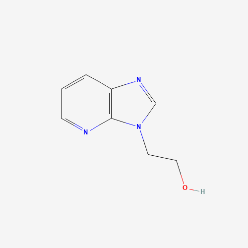 2-imidazo[4,5-b]pyridin-3-ylethanol (CAS: 237405-39-9) - Chemical Structure and Molecular Formula 