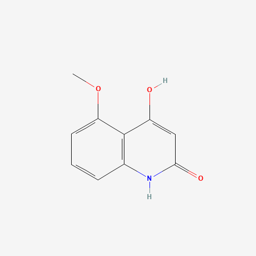 4-hydroxy-5-methoxy-1H-quinolin-2-one (CAS: 855765-21-8) - Chemical Structure and Molecular Formula 