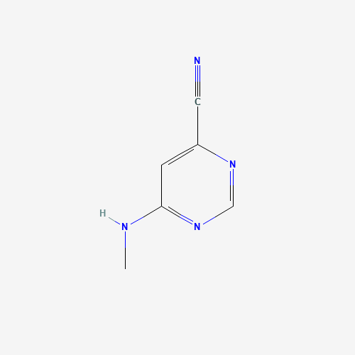 6-(methylamino)pyrimidine-4-carbonitrile (CAS: 1314964-26-5) - Chemical Structure and Molecular Formula 