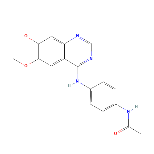 N-[4-[(6,7-dimethoxyquinazolin-4-yl)amino]phenyl]acetamide (CAS: 202475-66-9) - Related Chemical Product