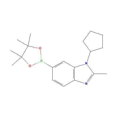 1-cyclopentyl-2-methyl-6-(4,4,5,5-tetramethyl-1,3,2-dioxaborolan-2-yl)benzimidazole (CAS: 1231930-39-4) - Related Chemical Product