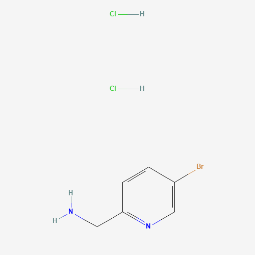 (5-bromopyridin-2-yl)methanamine;dihydrochloride (CAS: 1251953-03-3) - Chemical Structure and Molecular Formula 