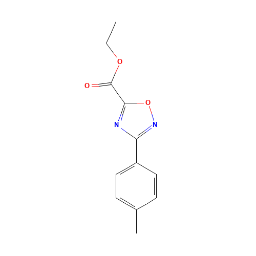 ethyl 3-(4-methylphenyl)-1,2,4-oxadiazole-5-carboxylate (CAS: 91393-16-7) - Related Chemical Product