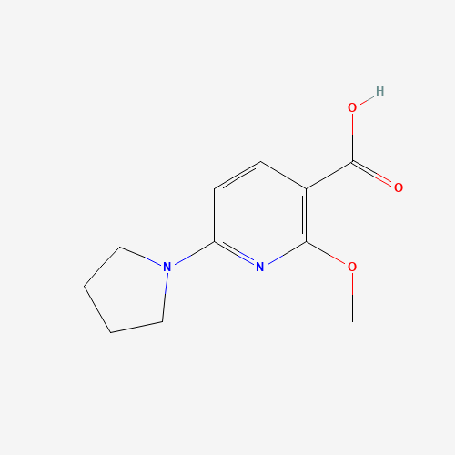 2-methoxy-6-pyrrolidin-1-ylpyridine-3-carboxylic acid (CAS: 1228665-72-2) - Related Chemical Product