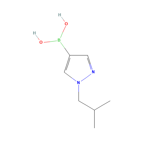 [1-(2-methylpropyl)pyrazol-4-yl]boronic acid (CAS: 929094-25-7) - Related Chemical Product